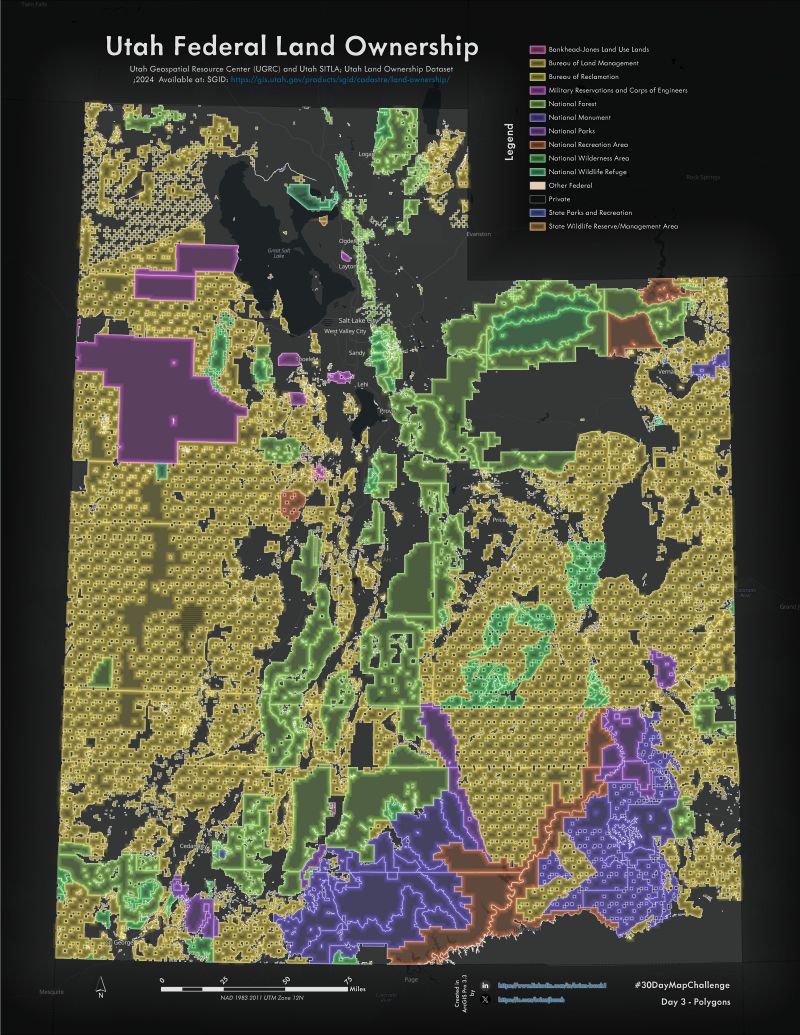 Utah government land ownership