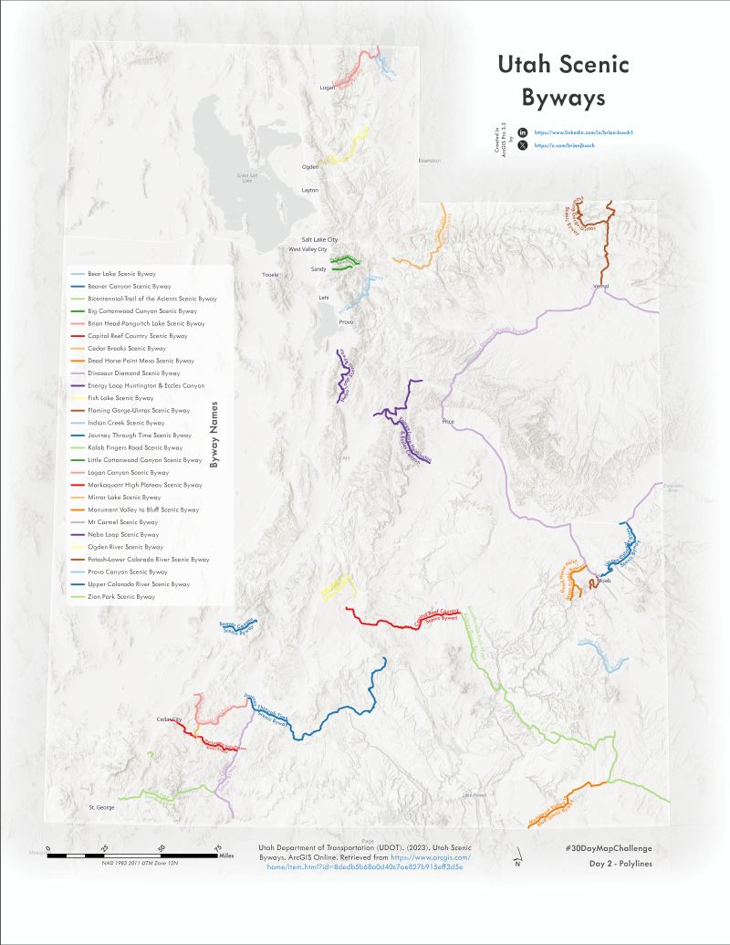 Utah scenic byways